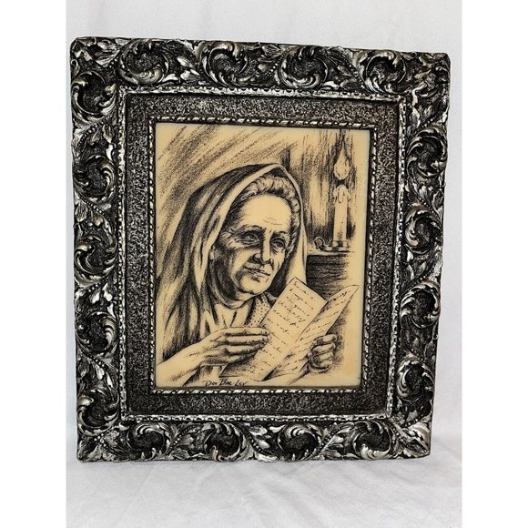 VINTAGE GENUINE ARTINI ENGRAVING HAND PAINTED Item 5445 Order # 7963 Dov Bar-Lev - Picture 1 of 10